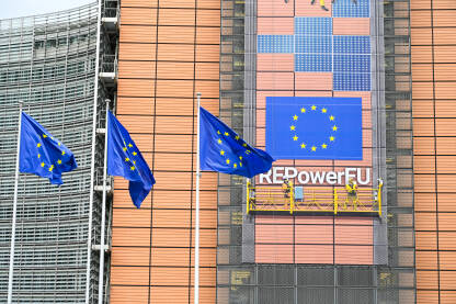 Sjedište Evropske komisije u Briselu. Institucije EU. Brisel, Belgija: Institucije EU. Berlaymont zgrada. Sjedište Evropske komisije u Briselu.