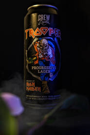 Pivo The Trooper Sada već brend jednog od najpopularnijih heavy metal bendova svih vremena. The Trooper, po istoimenom hitu Maidena.