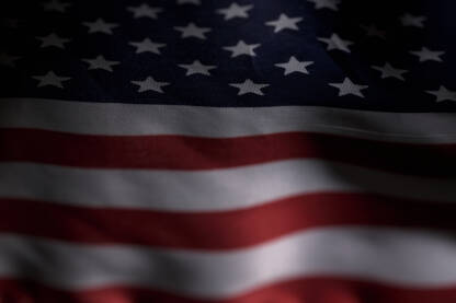 Američka zastava Makro fotografija američke zastave
