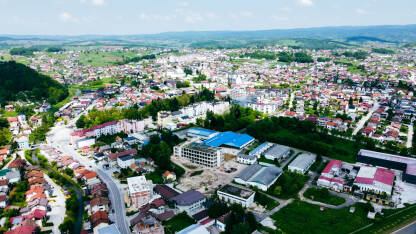 Velika Kladuša Slika dronom općine Velika Kladuša