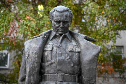 Josip Broz Tito Sarajevo, Bosna i Hercegovina: Statua Josipa Broza Tita, bivšeg lidera Jugoslavije.