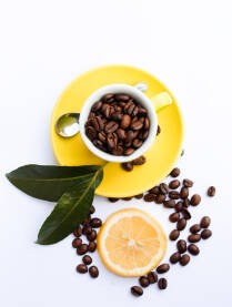 Kafa Kafa, limun, zrno, list