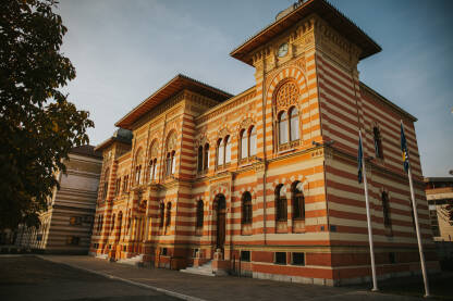 Gradska vijećnica Brčko Gradska vijećnica Brčko u suton