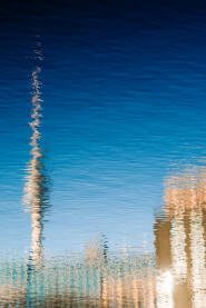 Refleksija TV tornja u vodi, Berlin