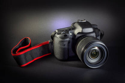 IMG_9391a Profesionalni DSLR fotoaparat na crnoj pozadini