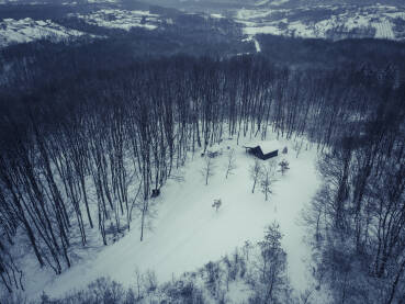 DJI_0063 Dron fotografija, zimska idila