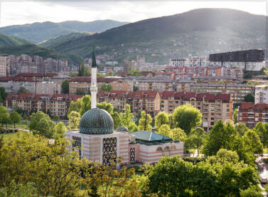 Ensar džamija u Zenici, BiH Fotografija grada Zenica