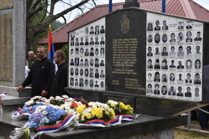 Spomenik stradalim Srbima u ratu, Zalazje Obilježavanja stradanja Srba na Petrovdan, 12. jula 1992. godine. Komemoracija povodom 31 godine.