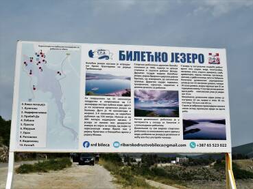 Tabla "Bilećko jezero"