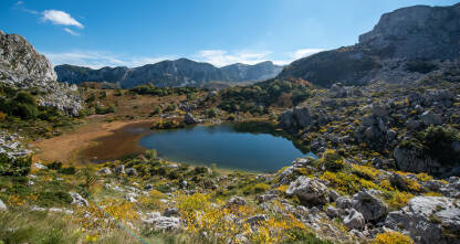 Crno jezero na planini Treskavici.