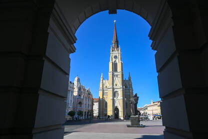 Crkva na glavnom trgu u Novom Sadu Crkva na glavnom trgu u Novom Sadu.
