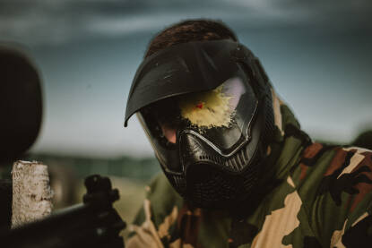 Paintball Paintball igrac.