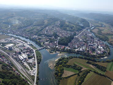 Novi Grad, panorama Novi Grad, Republika Srpska. Panorama.