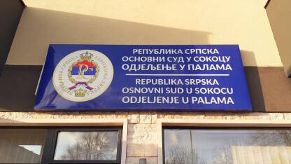 Osnovni sud u Sokocu odjeljenje na Palama Tabla Osnovnog Suda u Sokocu, odjeljenje na Palama