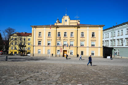 Przemyśl, Poljska. Zgrade u starom gradu. Przemyśl, Poljska. Zgrade u starom gradu.