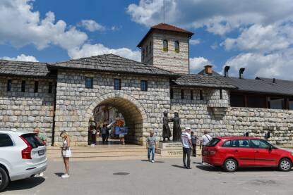 Andrićgrad ili Kamengrad je dio grada, kulturni centar i vrsta etno-sela posvećen nobelovcu Ivi Andriću, koji se nalazi na lokaciji Ušće na samom ušću rijeka Drina i Rzav u Višegradu.