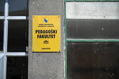 Pedagoški fakultet Univerziteta u Sarajevu. Zgrada Pedagoškog fakulteta.
