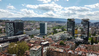 DJI_0689 Sarajevo, Bosna i Hercegovina, snimak dronom. Glavni grad BiH.