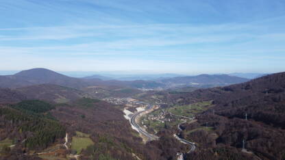 Tarčin i Hadžići, pogled sa Ivan Sedla