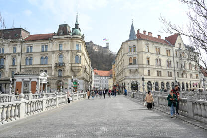 Ljubljana, Slovenija Ljubljana, Slovenija, centar grada.
