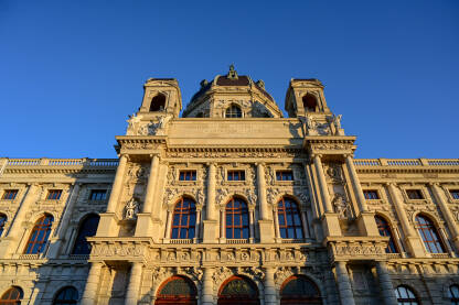Austrija, Beč: Muzej istorije umjetnosti. Austrija, Beč: Kunsthistorisches Museum ili Muzej istorije umjetnosti. Zgrada u centru grada.