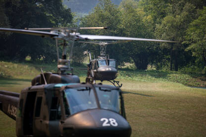 Helikopteri Oružanih Snaga BiH Helikopteri OS BiH u akciji gašenja požara