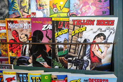 Stripovi na prodaju. Zagor, Martin Mystère, Tex Willer. Stripovi na prodaju. Naslovnice stripova. Izloženi stripovi Zagor, Martin Mystère, Tex Willer.