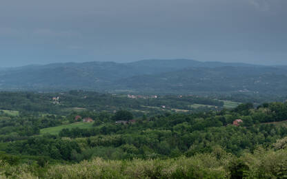 Selo Glogovica i planina Trebava