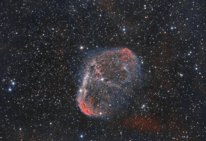 Maglica NGC 6888 Maglica NGC 6888 Polumjesec, snimljena teleskopom