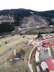 Odlagalište jalovine - Daštansko, opština Vareš Odlagalište jalovine u blizini sela Daštansko.