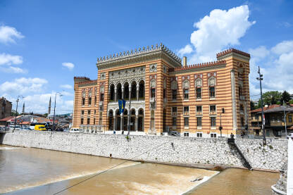 Zgrada Vijećnice u Sarajevu.