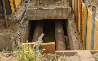 Održavanje cijevi za grijanje/vodu/kanalizaciju. Popravak kvara.