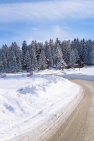 Planina Vlašić Planina Vlašić po snijegom.