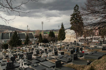 groblje Lav, Sarajevo Skulptura umiruću lav, na groblju Lav, Sarajevo