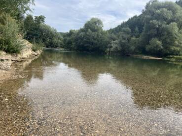 Rijeka Sana, Ključ Rijeka Sana, gradska plaža Alina Luka, Ključ