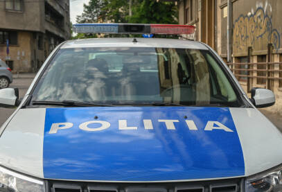 Rumunska policija. Vozilo policije u Rumuniji.