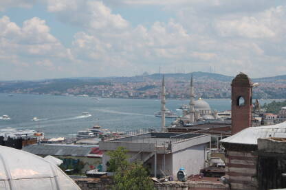 Bosfor Pogled na Bosfor. Istanbul, Turska.