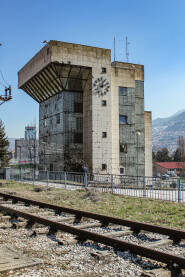 Sarajevo, zgrada kontrole saobraćaja Željeznička stanica, zgrada kontrole saobraćaja, Sarajevo