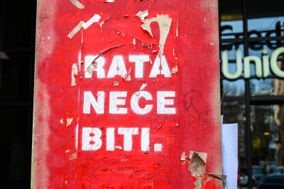 Izgradnja mira, suživot Grafit: Rata neće biti.