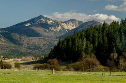 Istocna strana Sator planine iz sela Preodac