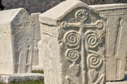 Stećci Stećci. Nekropola Radimlja, Stolac, BiH.