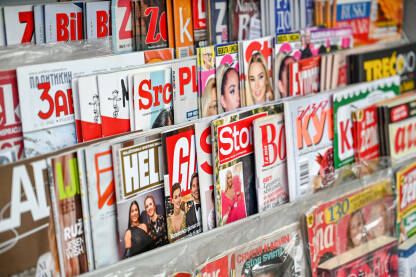 Časopisi na trafici Časopisi na trafici. Novinski magazini.