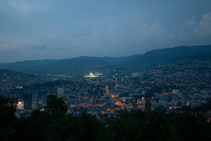 Pogled  na  Koševo i Stadion  Asim Ferhatović Hase.
Koševo je sarajevsko naselje u sastavu općine Centar.