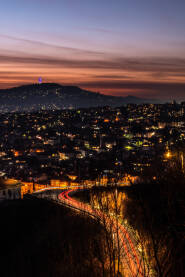 Sarajevo noću Noćna fotografija Sarajeva