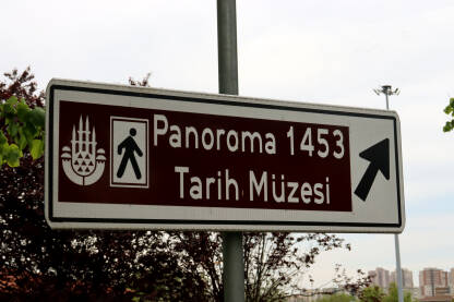 Panorama 1453 Tarih Muzesi Znak/tabla za muzej, putokaz
