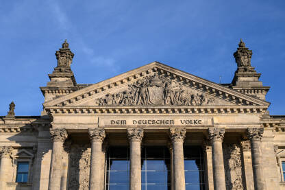 Bundestag, Berlin Bundestag, Berlin, Njemačka. Zgrada njemačkog parlamenta.