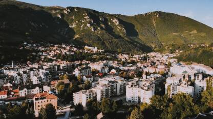 Grad Travnik Grad Travnik iz zraka