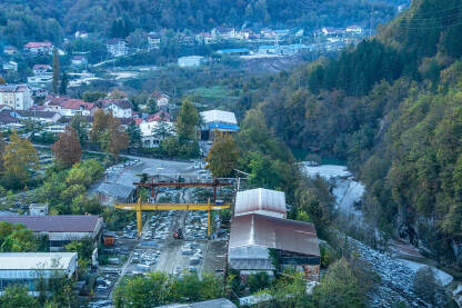 Industrijska zona u Jablanici Industrijska zona u Jablanici.