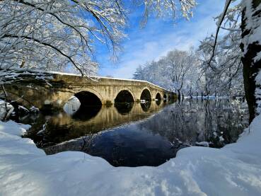 Rimski most na rijeci Bosni, nedaleko od Ilidže.