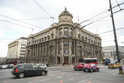Beograd: Zgrada Vlade Republike Srbije. Beograd: Zgrada Vlade Republike Srbije. Sjedište Vlade Srbije i kancelarija premijera. Kabinet ministara.